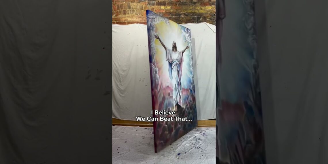 This Got 1.2 Million Likes?!? I Believe We Can Beat It… #art #jesus #artist #christian