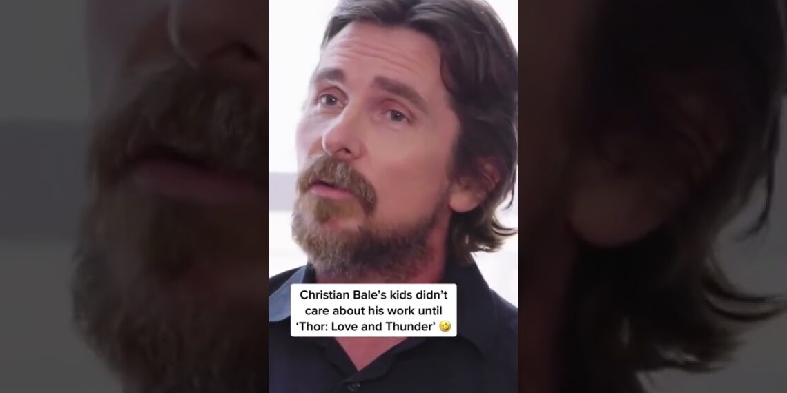 Christian Bale’s Kids Didn’t Care About His Work Until ‘Thor: Love And Thunder’! 🤣
