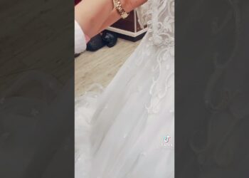 Beautiful white Christian wedding gown