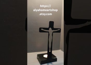 Jesus Christ Metal Candle Holder –  Artistic Home Decor –  Gift For Her – Christmas Gift