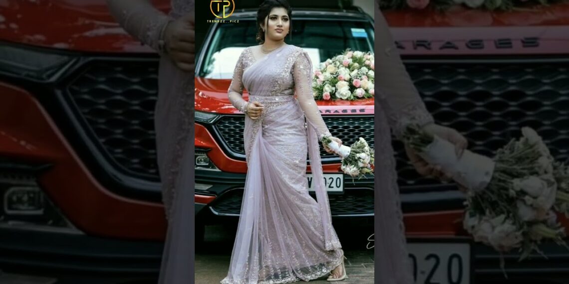trending Christian bridal saree designs #saree #trending