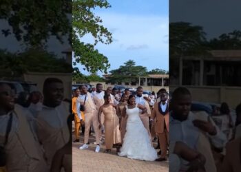 The amazing christian dance lord Dompe and friends at his wedding