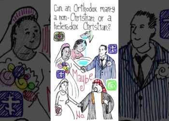 Can an Orthodox Marry a non-Christian or a Heterodox Christian? #short #shorts #marriage #orthodox