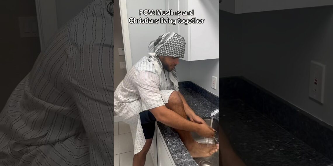 Muslim and Christians living together 😭 #arab #middleeasteen #muslim #christian #shorts #funny