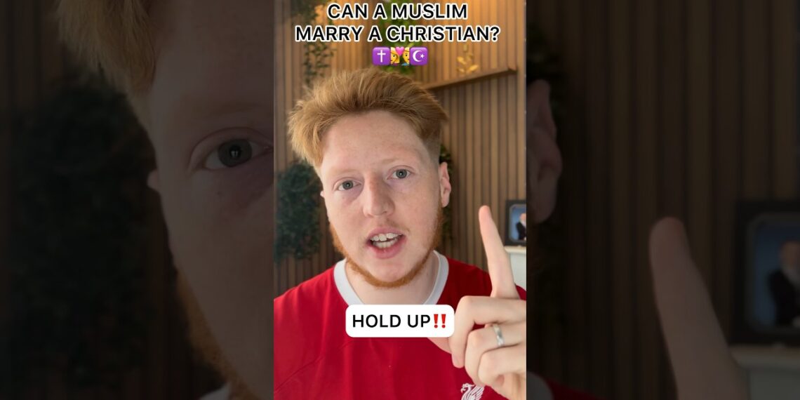 Can you marry a Christian as a Muslim? #islam #muhammad #christian