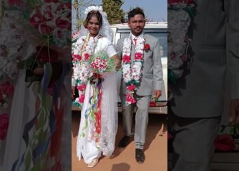 Anand Weds Salima Christian Marriage Nagpuri Marriage Short video 2025