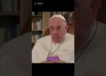 Pope: Being gay “must” be made legal worldwide.