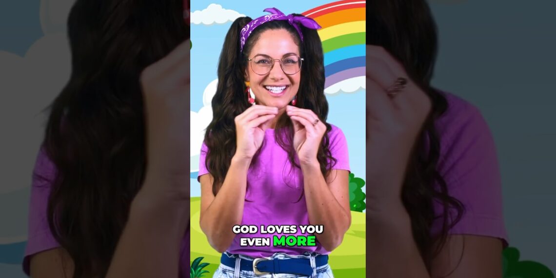 Christian Ms Rachel gives Gospel to children with sign language! #christian #msrachel #kids