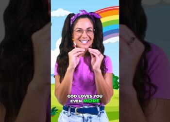 Christian Ms Rachel gives Gospel to children with sign language! #christian #msrachel #kids