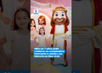 Niña de 7 años pidió celebrar su cumpleaños honrando a Jesús y su historia se hizo viral
