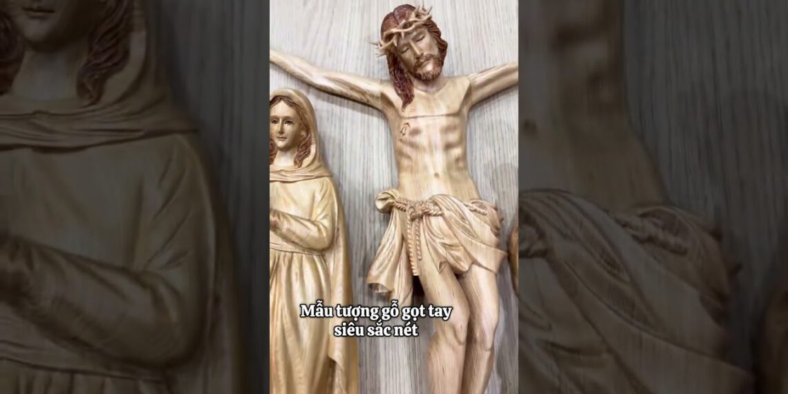 Tượng công giáo đẹp #catholic #tuonggoconggiao #tuonggodep #banthochua #tuonggotrai  6851