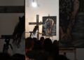 Art of Surrender 🤍 #art #jesus #faith #artist #worship #painting #speedpaint #christian #devotional