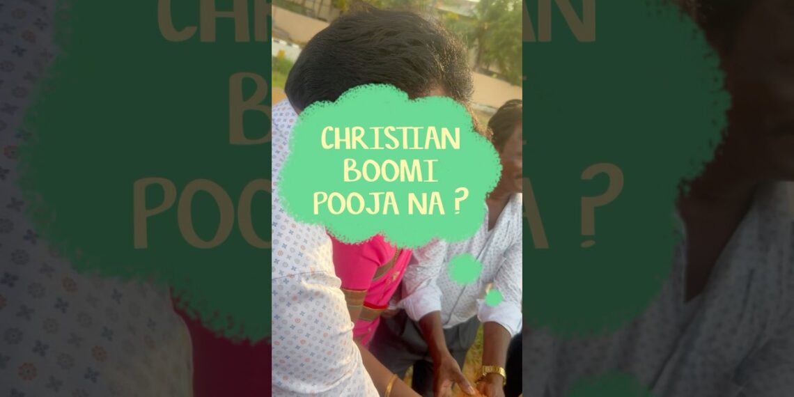 Christian Boomi Pooja — Epdi Pannuvinga? #shorts #youtubeshorts #viralvideo #christian