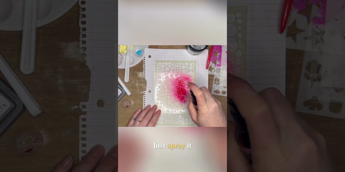 How to use Stencils in Bible Journaling | Mixed Media Bible Journaling for Beginners