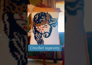 Crochet tapestry #crochet #jesus #christmas #christian #christianity #jesuschrist #handmade #god