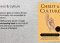 Christ & Culture Lecture 1 Introduction